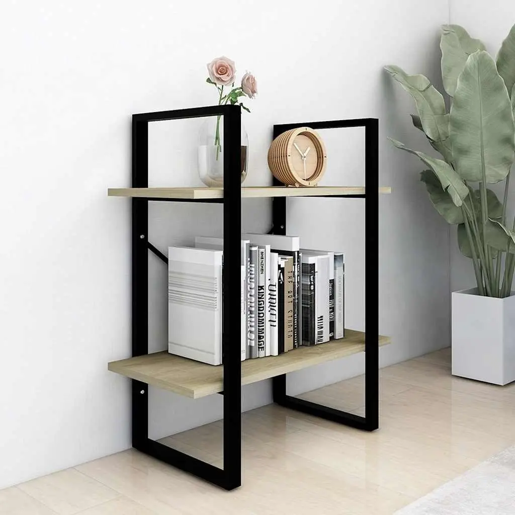Engineered Wood 2-Tier Book Cabinet