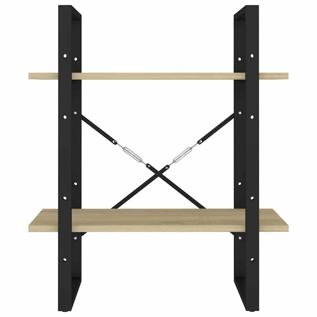 Engineered Wood 2-Tier Book Cabinet