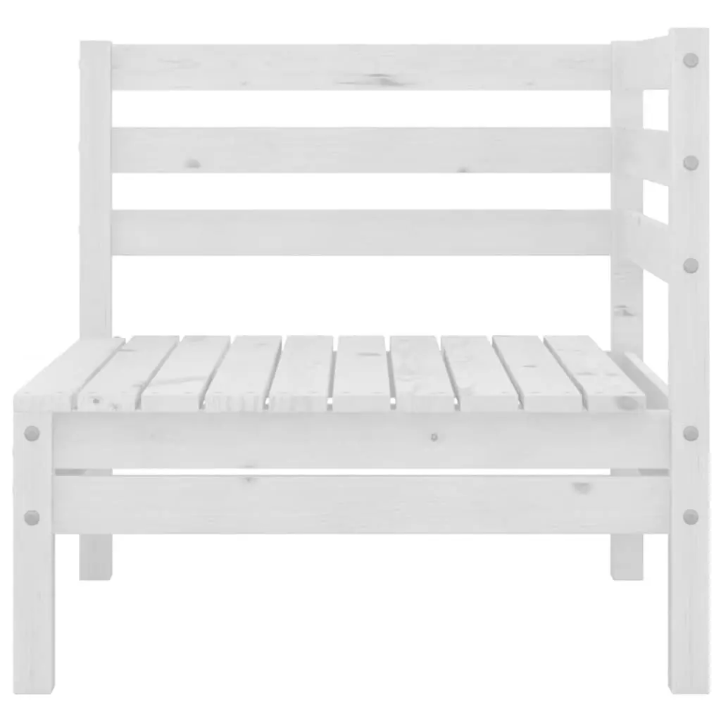 Garden Lounge Set Outdoor Patio Furniture 4 Piece White Modular