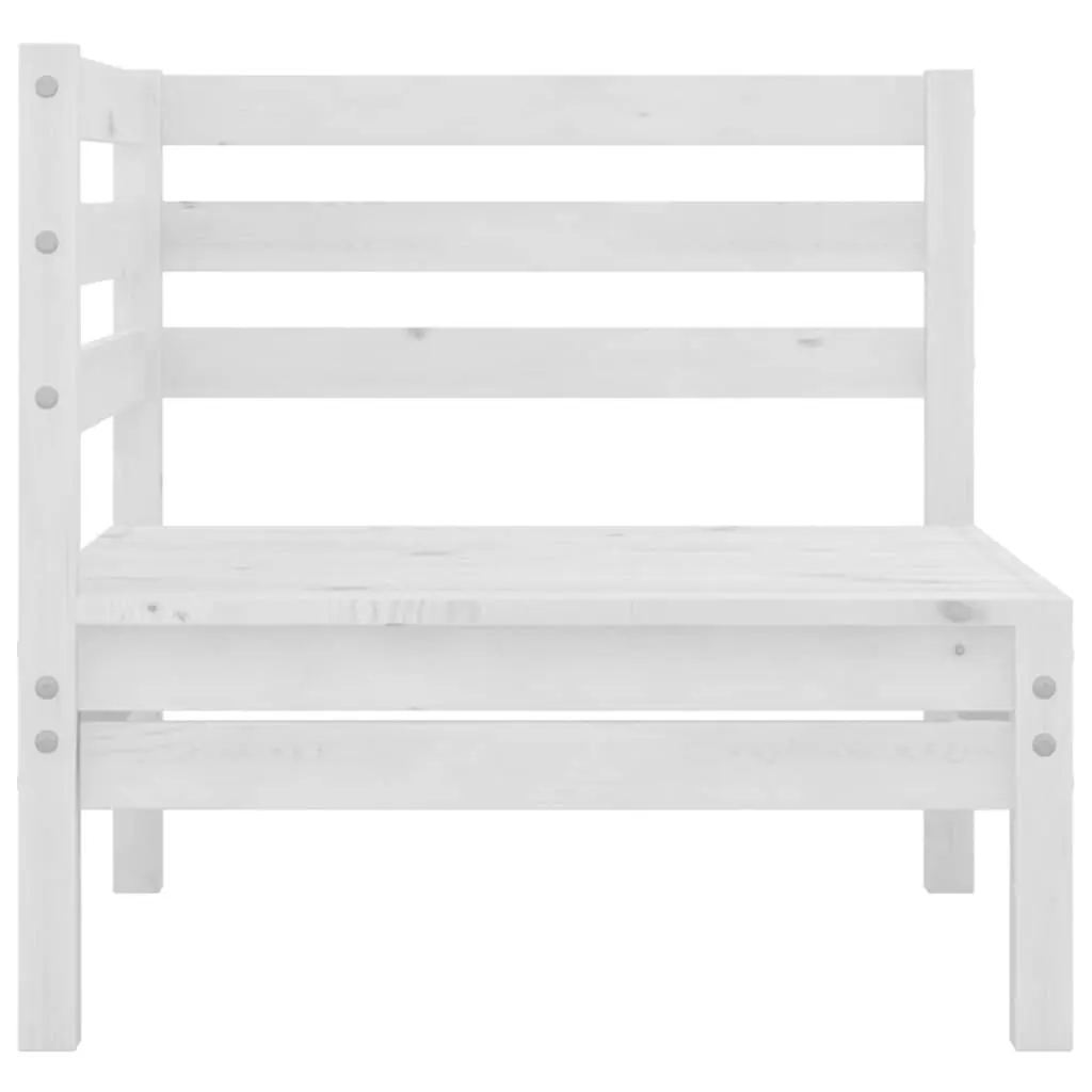 Garden Lounge Set Outdoor Patio Furniture 4 Piece White Modular