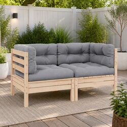 Specifications of 2-Seater Modular Garden Sofa with Cushions