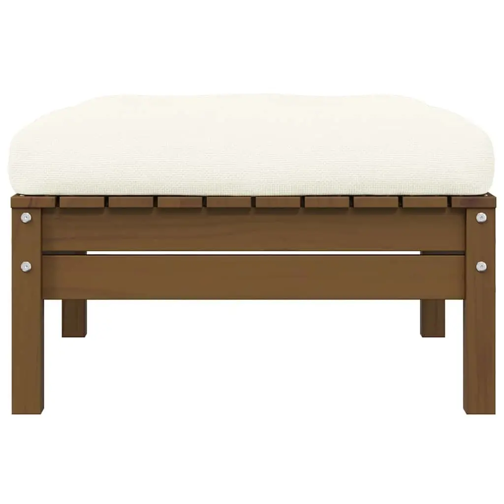 Outdoor Garden Sofa 2-Seater Modular Patio Sectional Brown