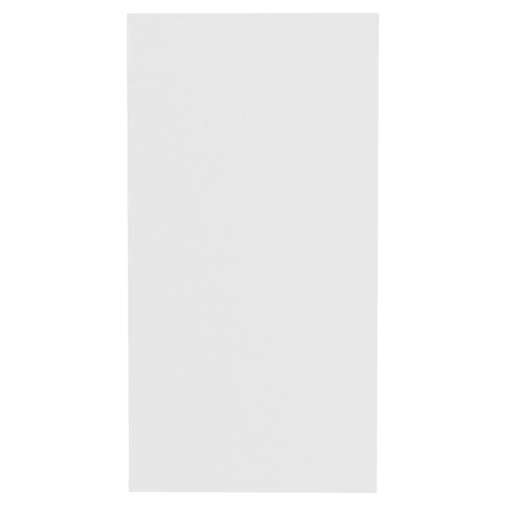 White Open Storage End Table