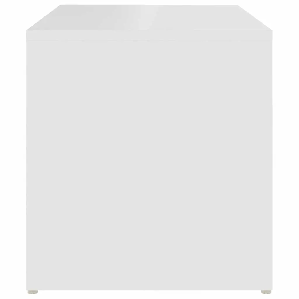 End Table White Modern Storage Side Table Living Room Accent Furniture