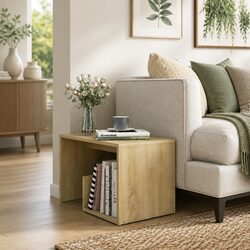 Specifications of the Sonoma Oak Brown Side Table