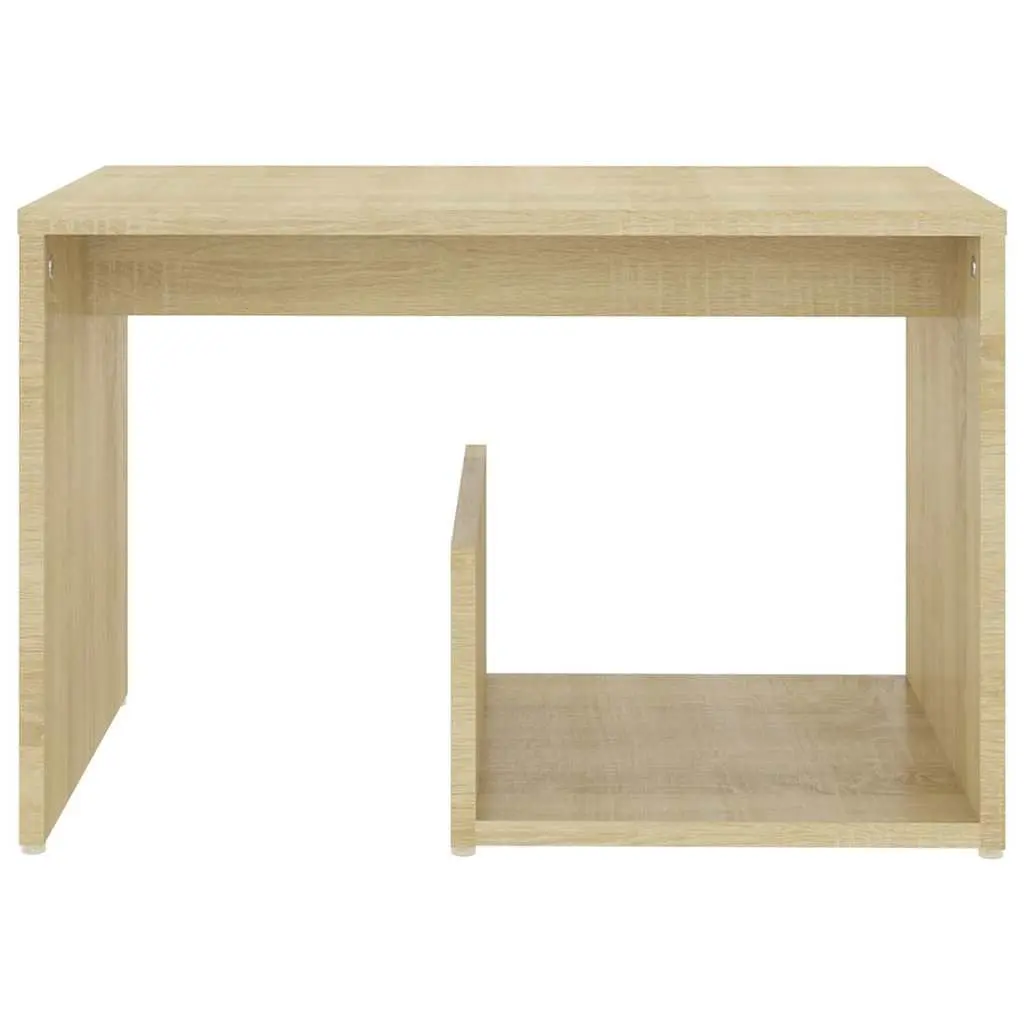 Side Table Living Room Storage Sonoma Oak Brown 59 x 36 x 38 cm