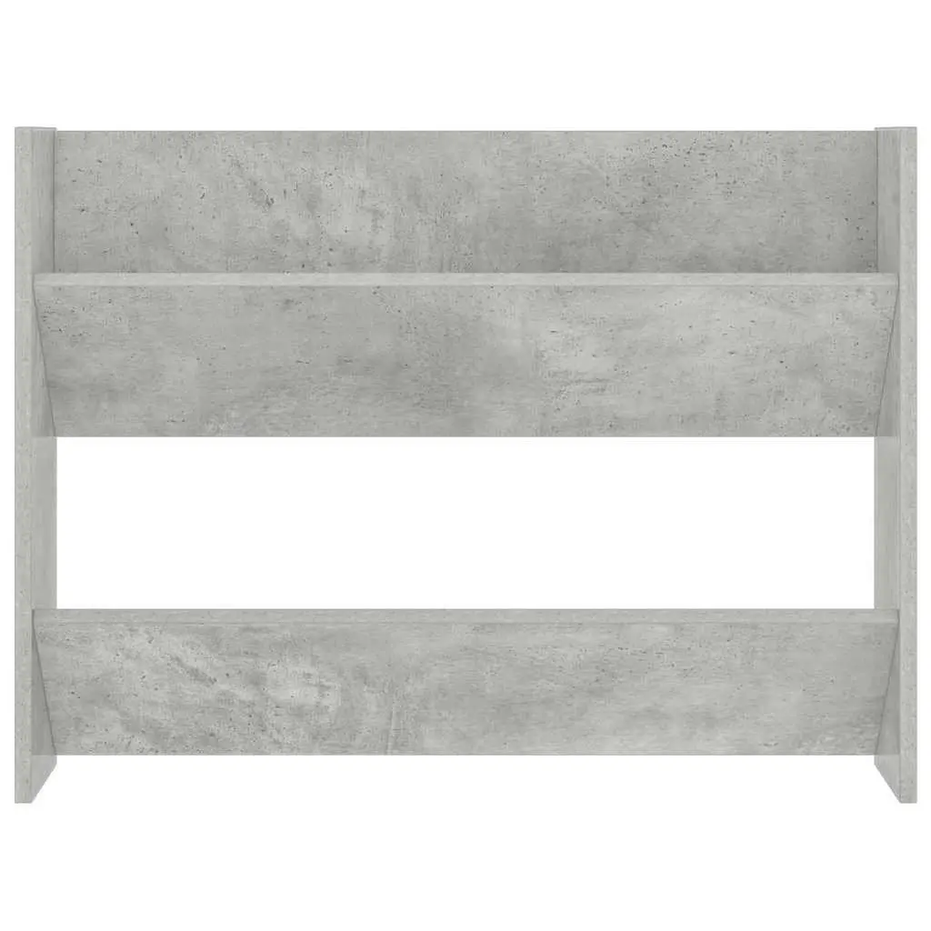Grey Engineered Wood Wall Shoe Cabinet with Tipping Shelves