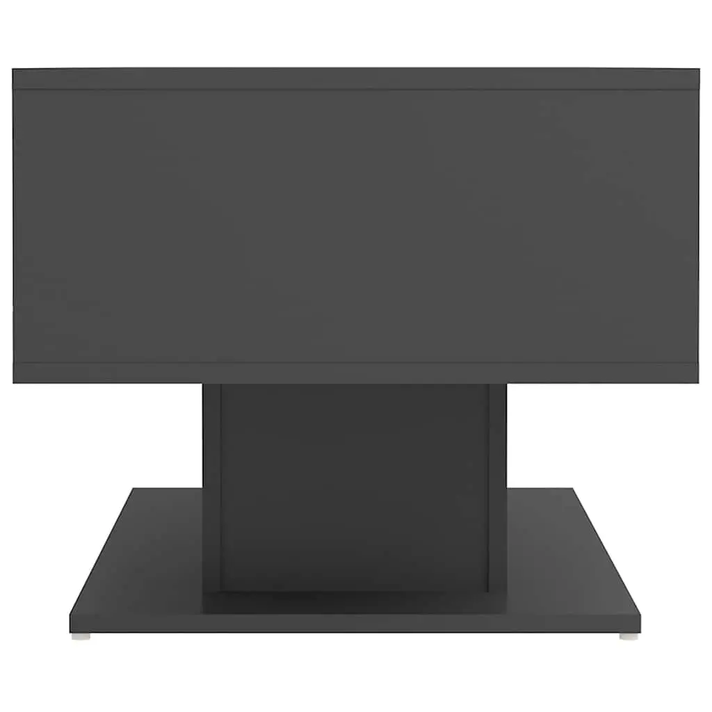 Coffee Table Grey Storage Shelf Living Room Accent Furniture Modern Design