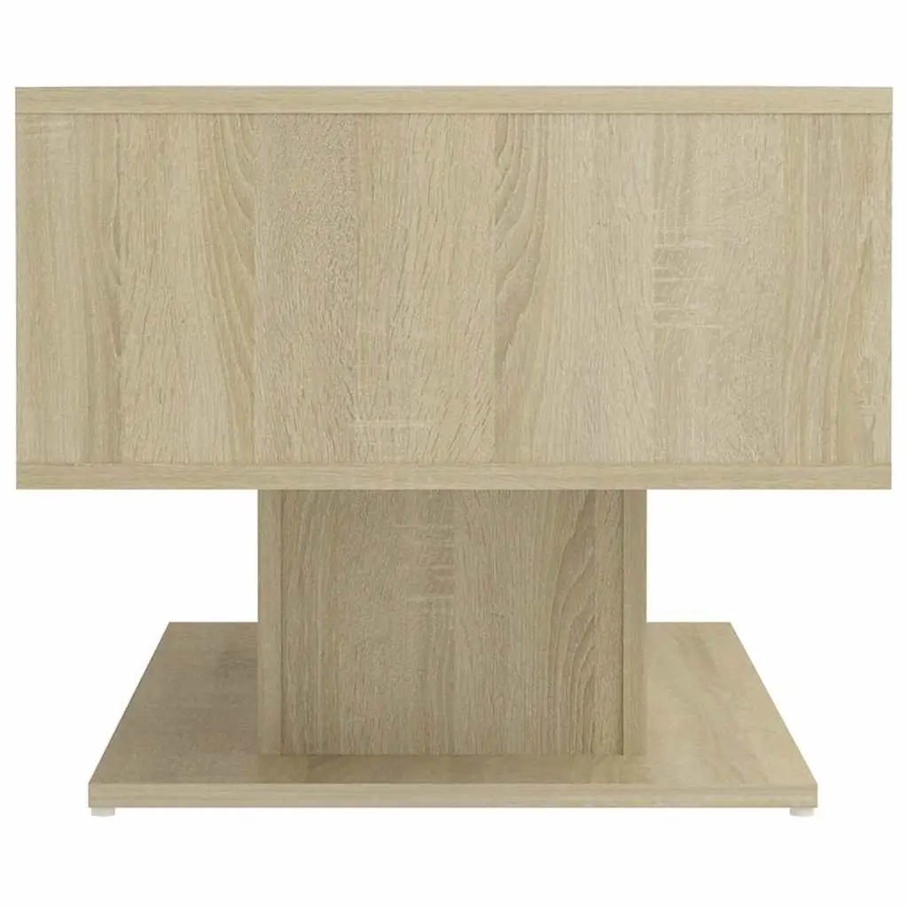 Coffee Table Brown Storage Shelf Living Room Accent Side Table Modern Design