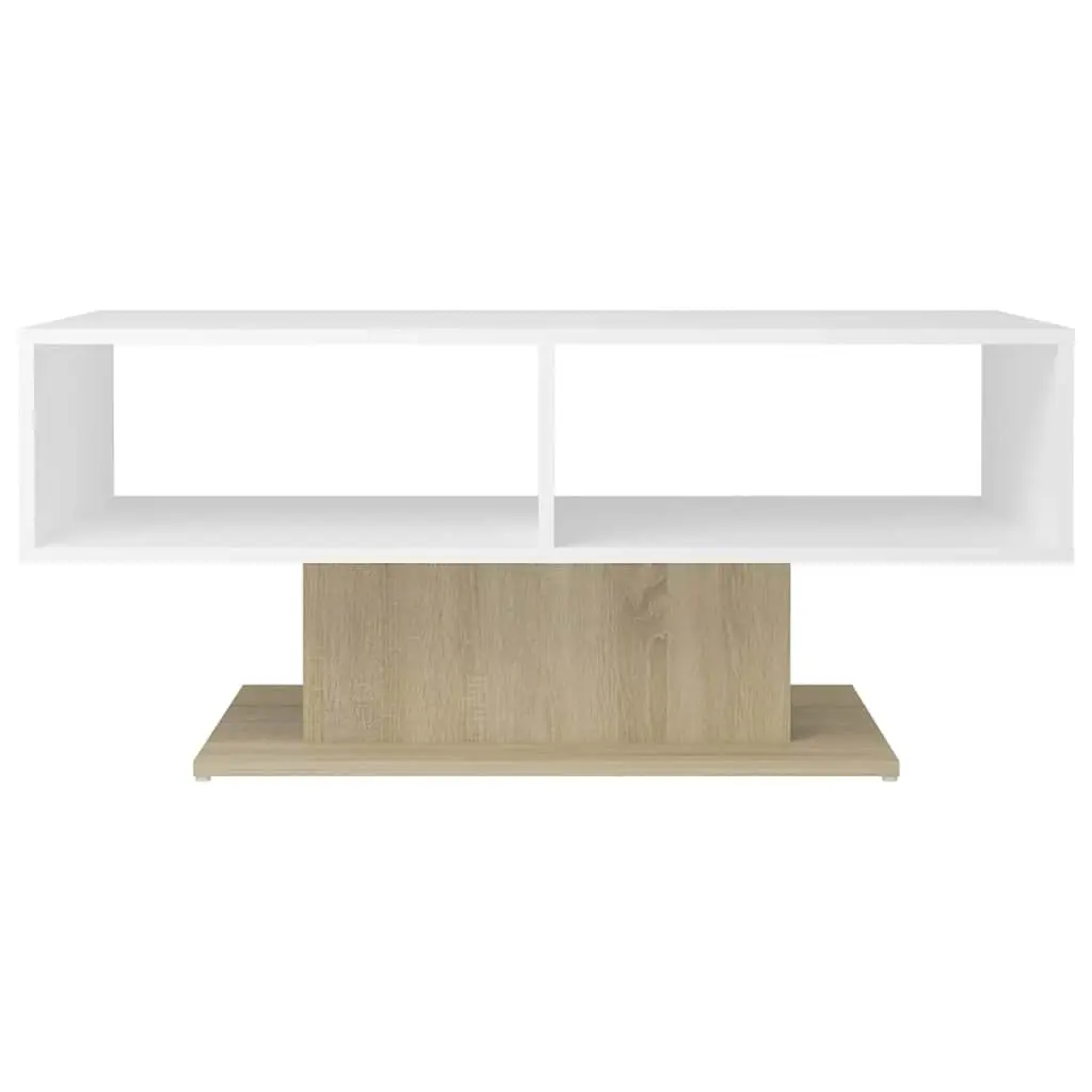 Coffee Table Living Room White Storage Shelf 1035 x 500 x 445 cm