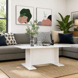 Dimensions and Specifications of White Coffee Table