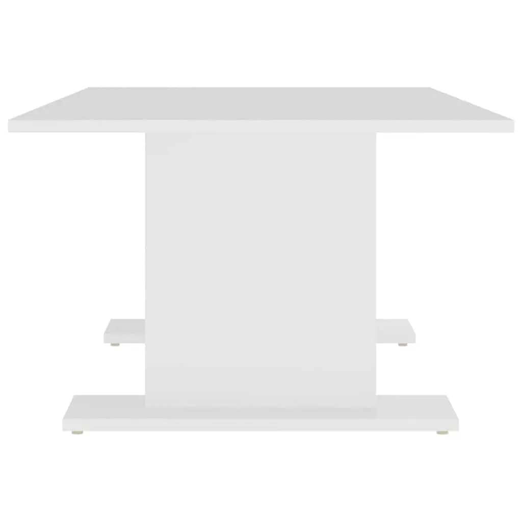 Coffee Table for Living Room 103.5 x 60 x 40 cm White Engineered Wood