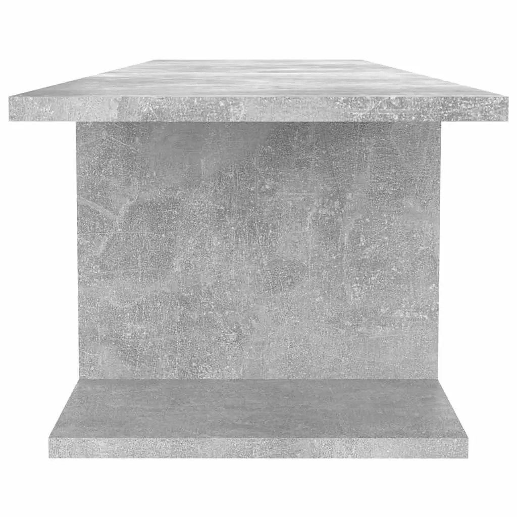 Wall Mounted TV Cabinet Grey Living Room 103 x 30 x 26.5 cm