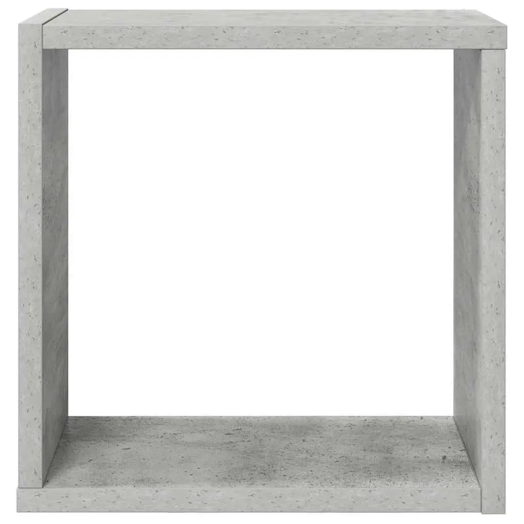 Wall Cube Shelves for Home Decor 6 Piece Grey Floating Storage Display