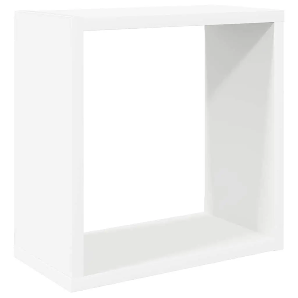 Wall Cube Shelves Set for Living Room Bedroom Kitchen White Sonoma Oak 30 x 15 x 30 cm
