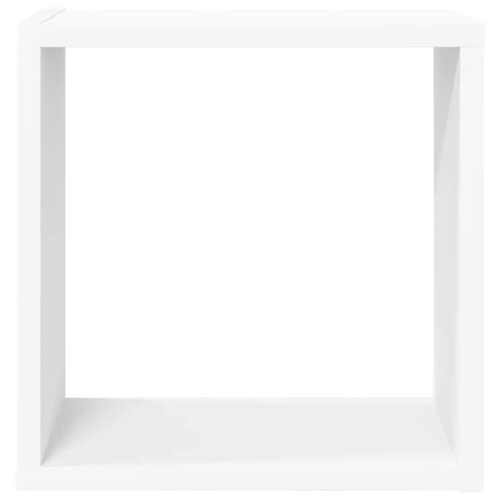 Wall Cube Shelves Set for Living Room Bedroom Kitchen White Sonoma Oak 30 x 15 x 30 cm
