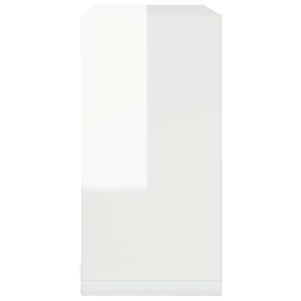 Wall Cube Shelves Floating Storage Display 30x15x30 cm for Living Room Bedroom Kitchen 2 Piece