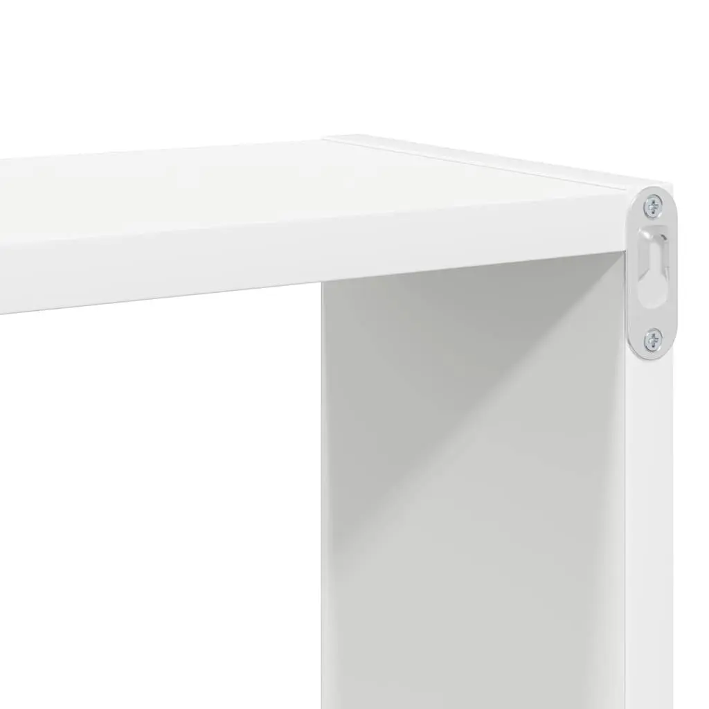 Wall Cube Shelves Set 6 Pieces for Living Room Bedroom Kitchen White Sonoma Oak 26cm