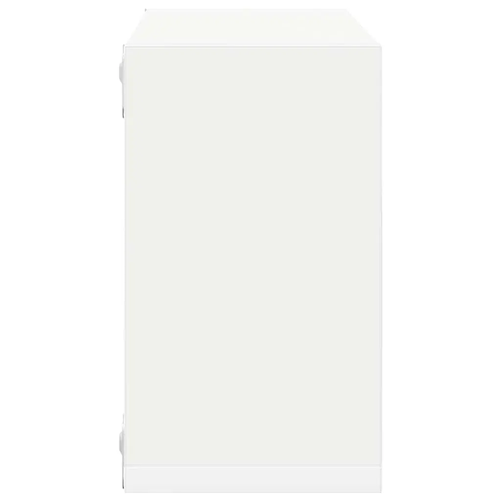 Wall Cube Shelves Set 6 Pieces for Living Room Bedroom Kitchen White Sonoma Oak 26cm