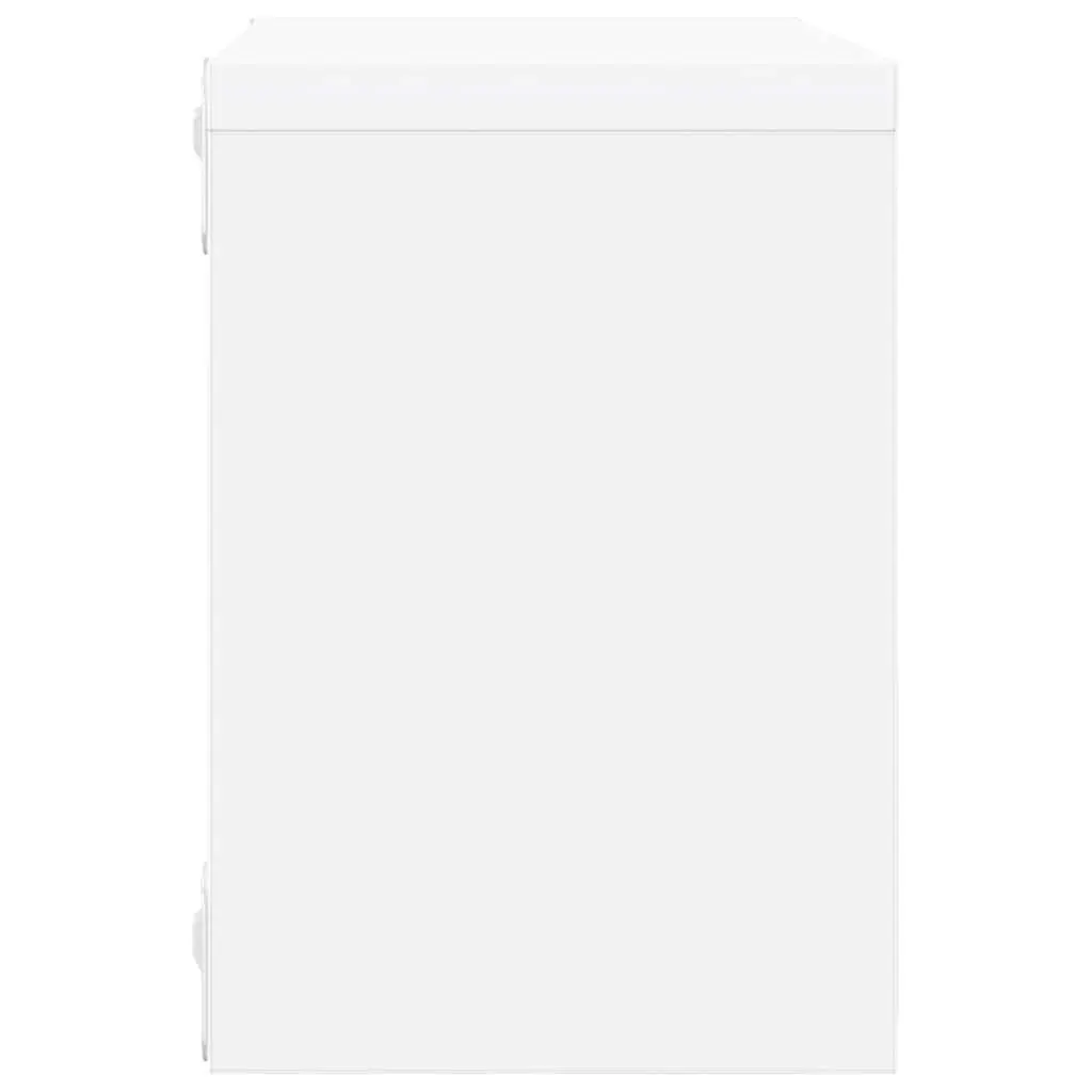 Wall Cube Shelves 6 Pieces White Floating Storage Display Hanging Organiser Set