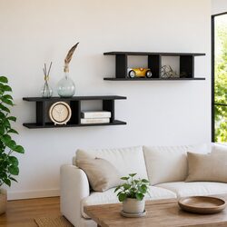Grey Floating Shelves: Specs and Features Included