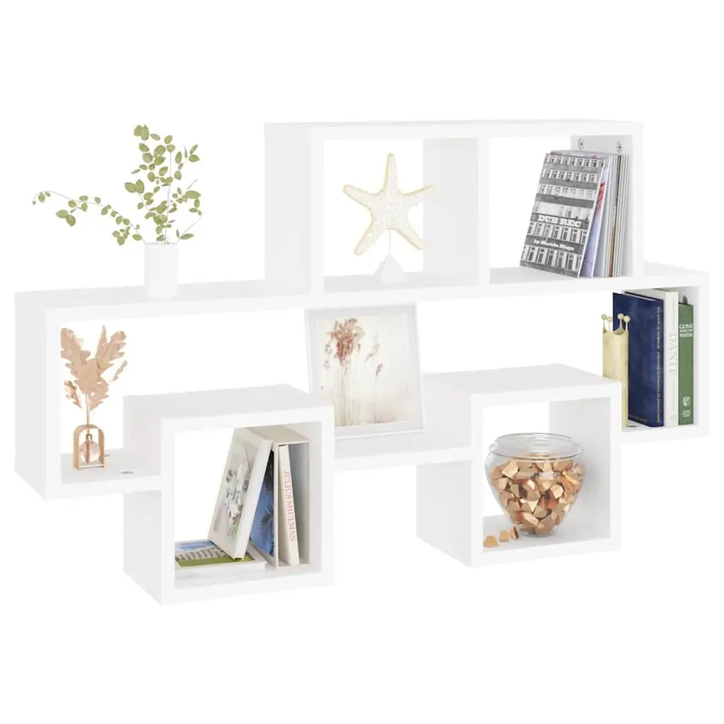 Car-Shaped Wall Shelf for Storage and Display 82 x 15 x 51 cm White