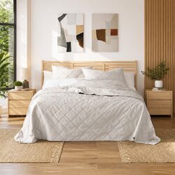 Dimensions of Brown Solid Wood Bedside Cabinet