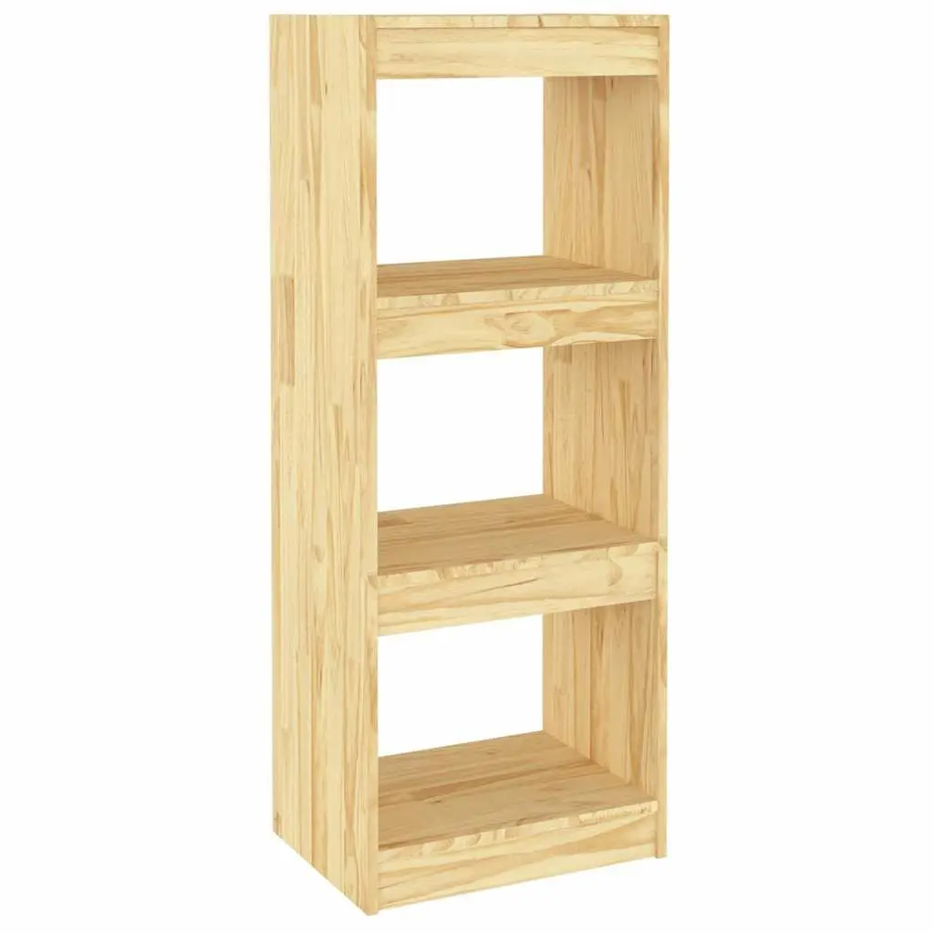 Solid Pinewood Room Divider Storage Shelf 40x30x103.5cm