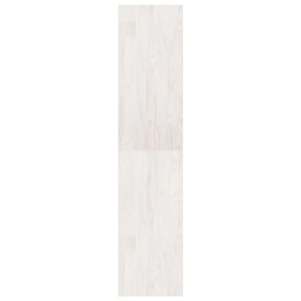Book Cabinet Room Divider, Pinewood, 40x30x135.5 cm, White