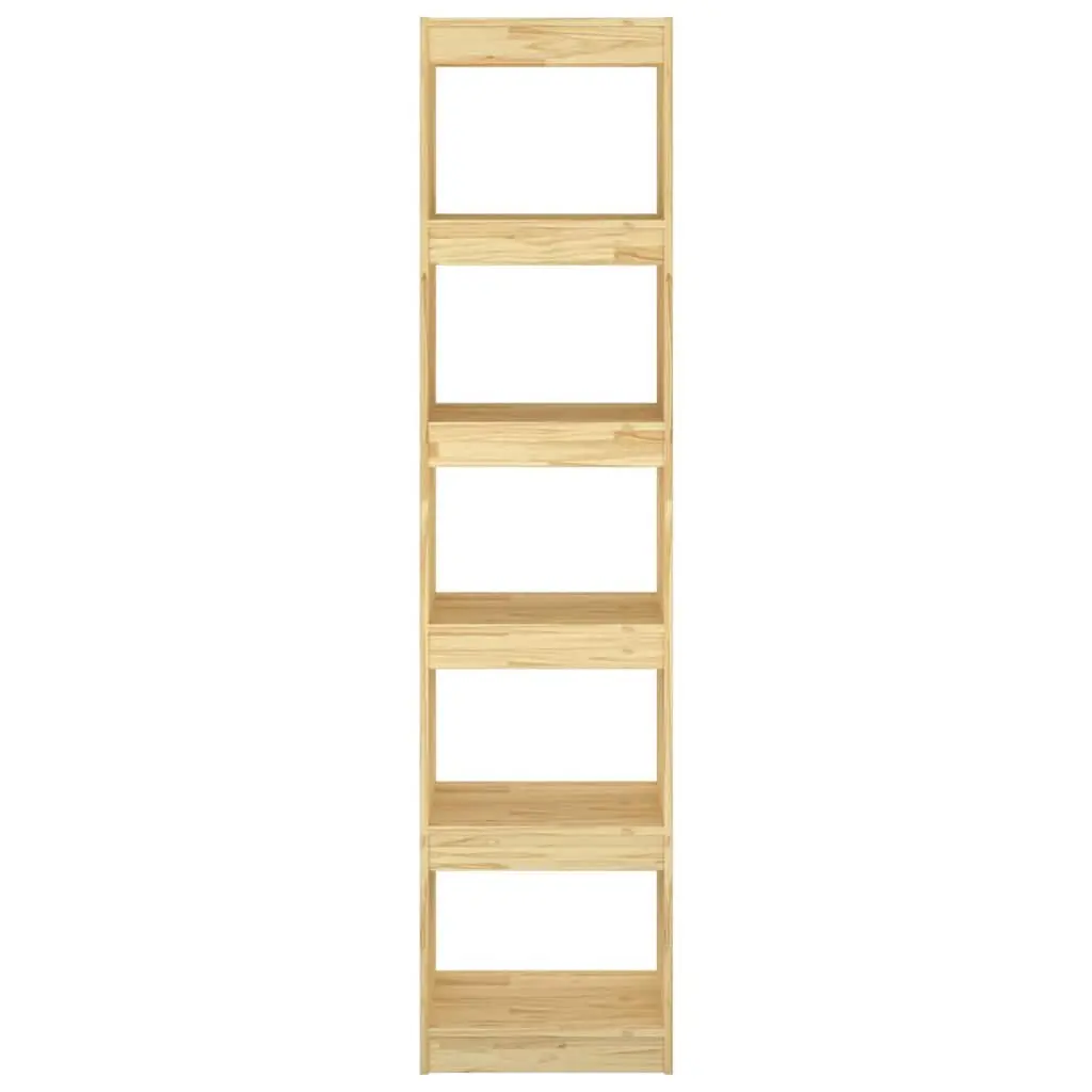 Book Cabinet Room Divider Bookcase 40x30x167.5 cm Solid Pinewood Shelving Unit