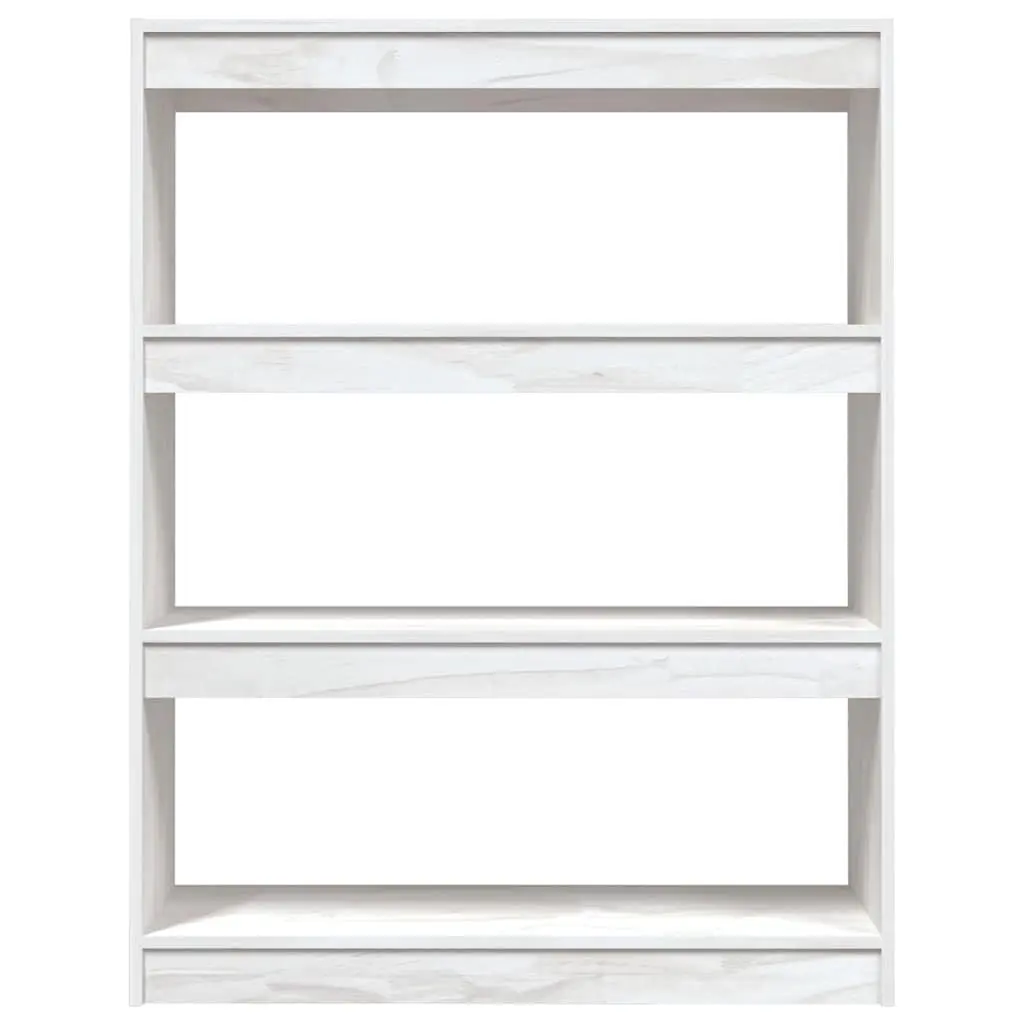 Book Cabinet Storage Organiser Room Divider White 100x30x103 cm