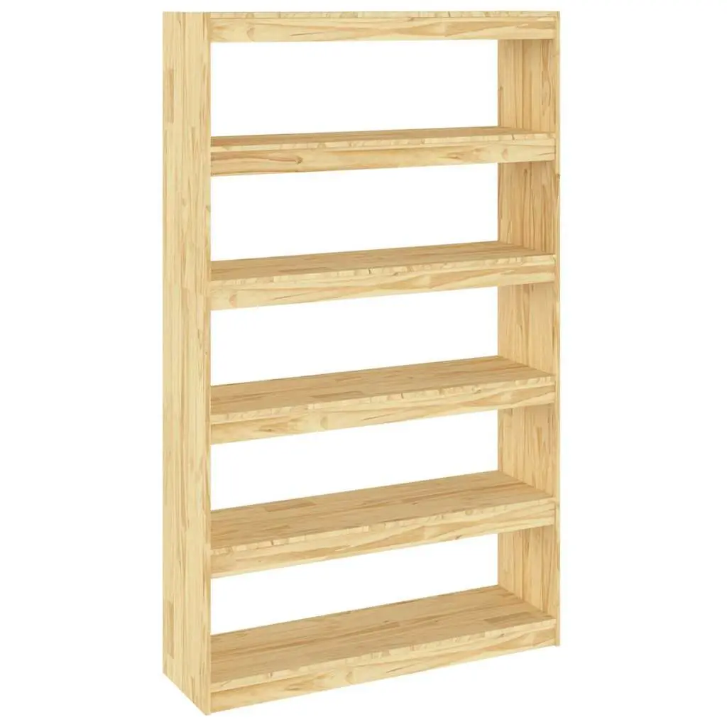 Wooden Book Cabinet Room Divider 100x30x167.5 cm Brown