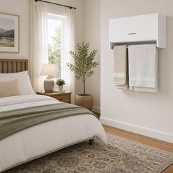 White Compact Wardrobe Measurements and Features