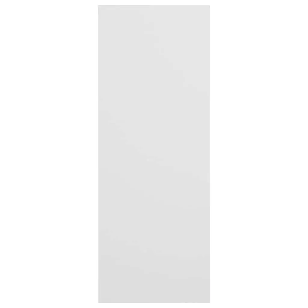 White Engineered Wood Console Table, 105x30x80cm