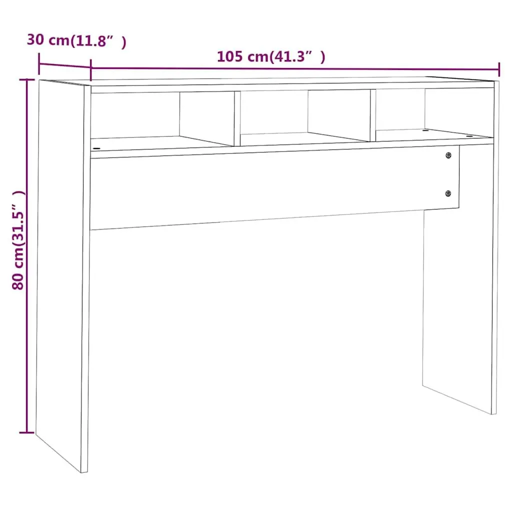 Console Table Hall Entryway Side Table Accent Furniture Storage Display