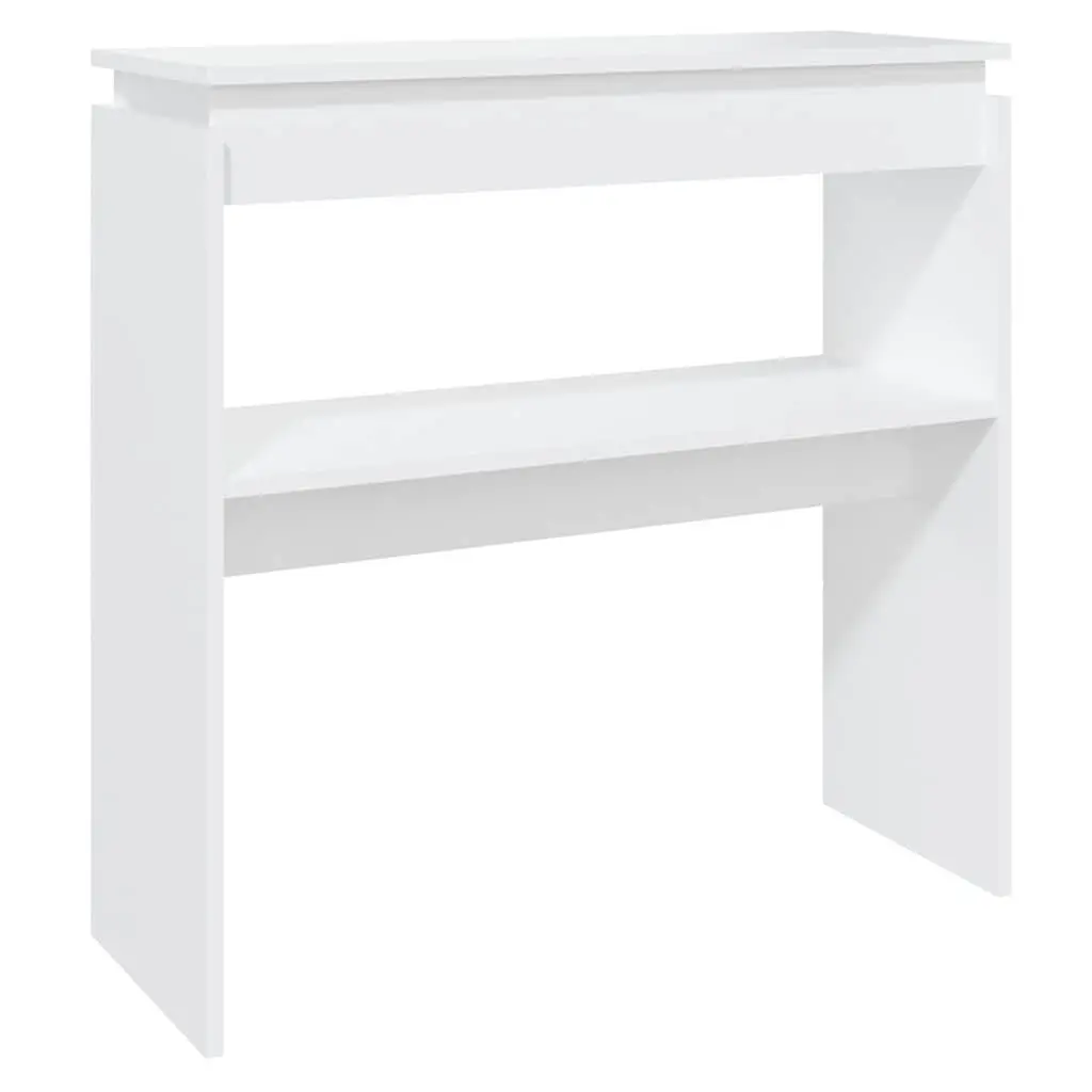 Console Table White Hallway Entryway Side Table Accent Furniture Storage