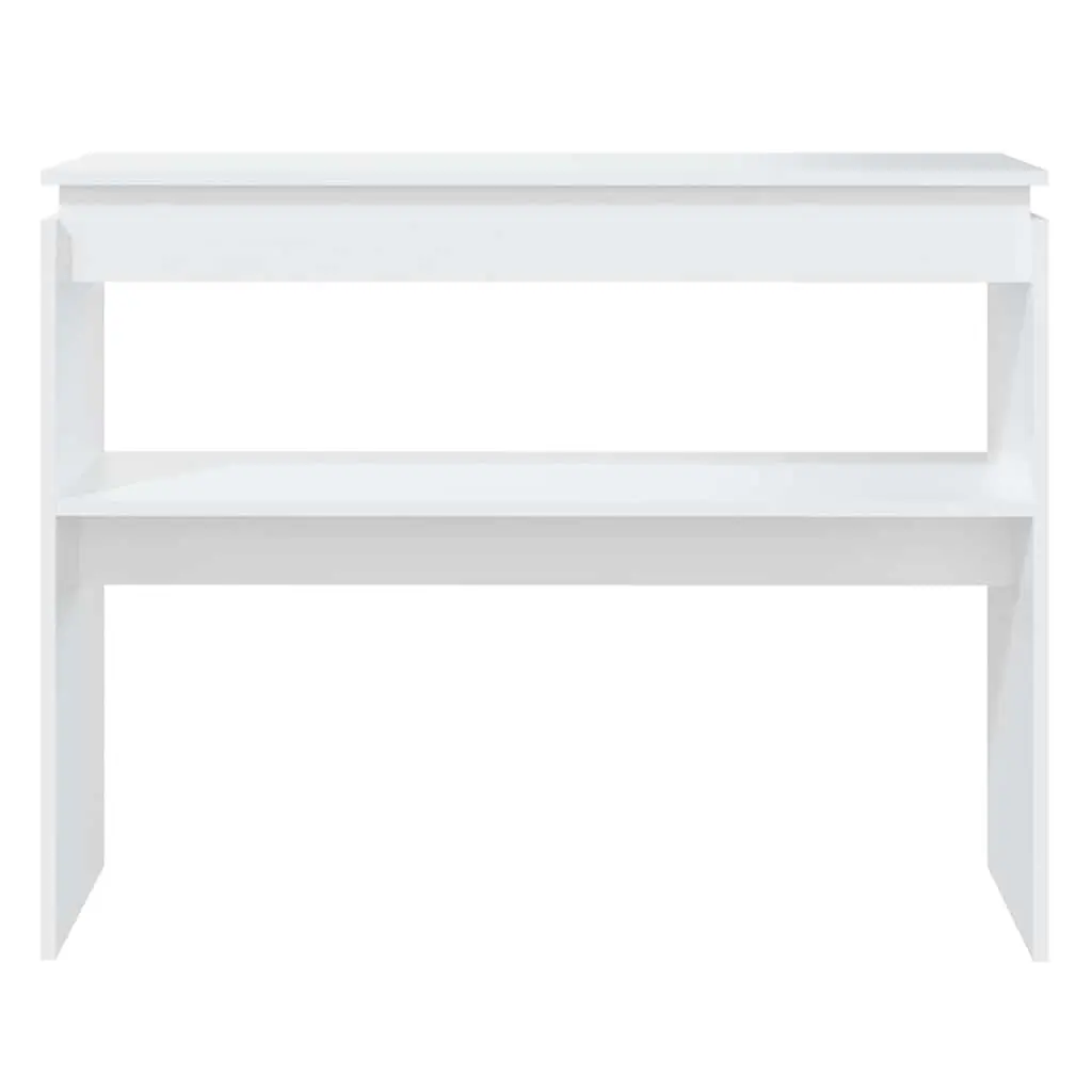 Console Table White Hallway Accent Side Table Storage Entrance Decor Display