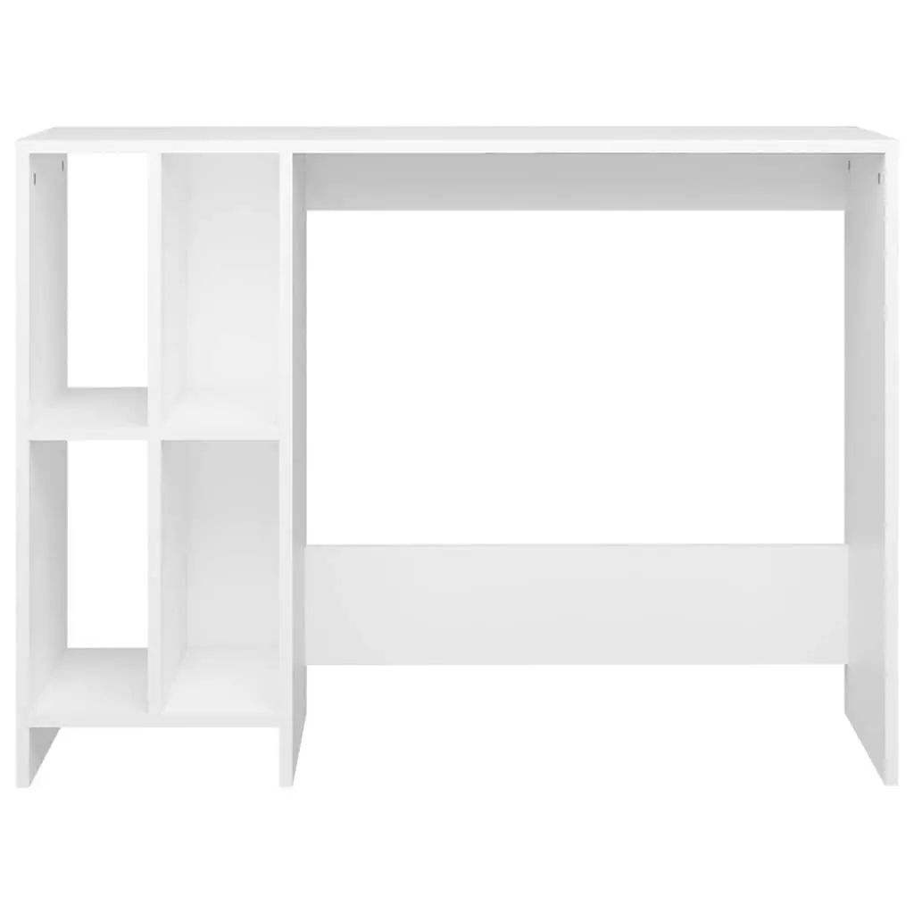 Notebook Desk White Modern Office Workstation Computer Table Study Furniture
