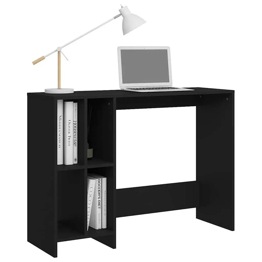 Black Compact Desk for Study and Work