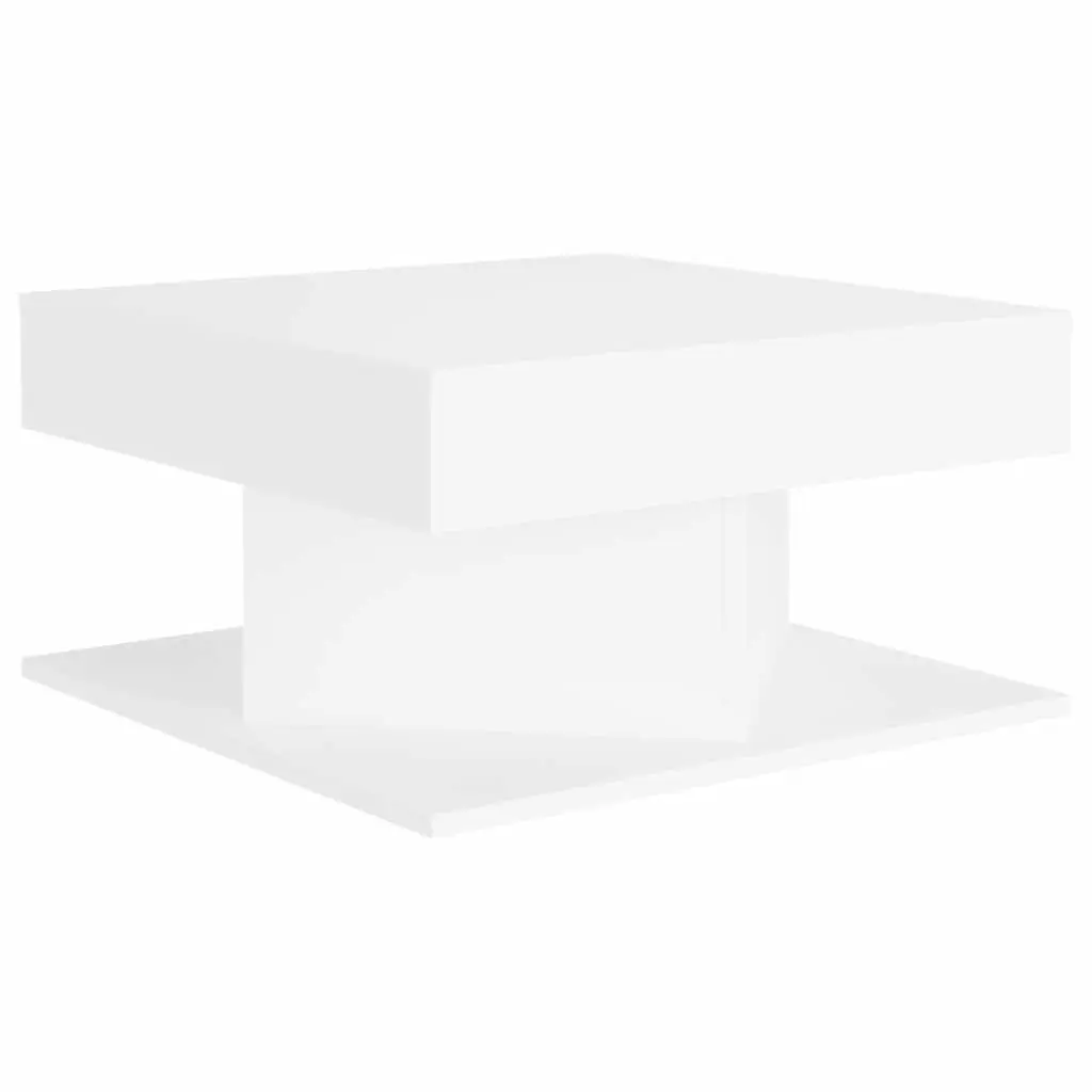 White Coffee Table 57x57x30 cm