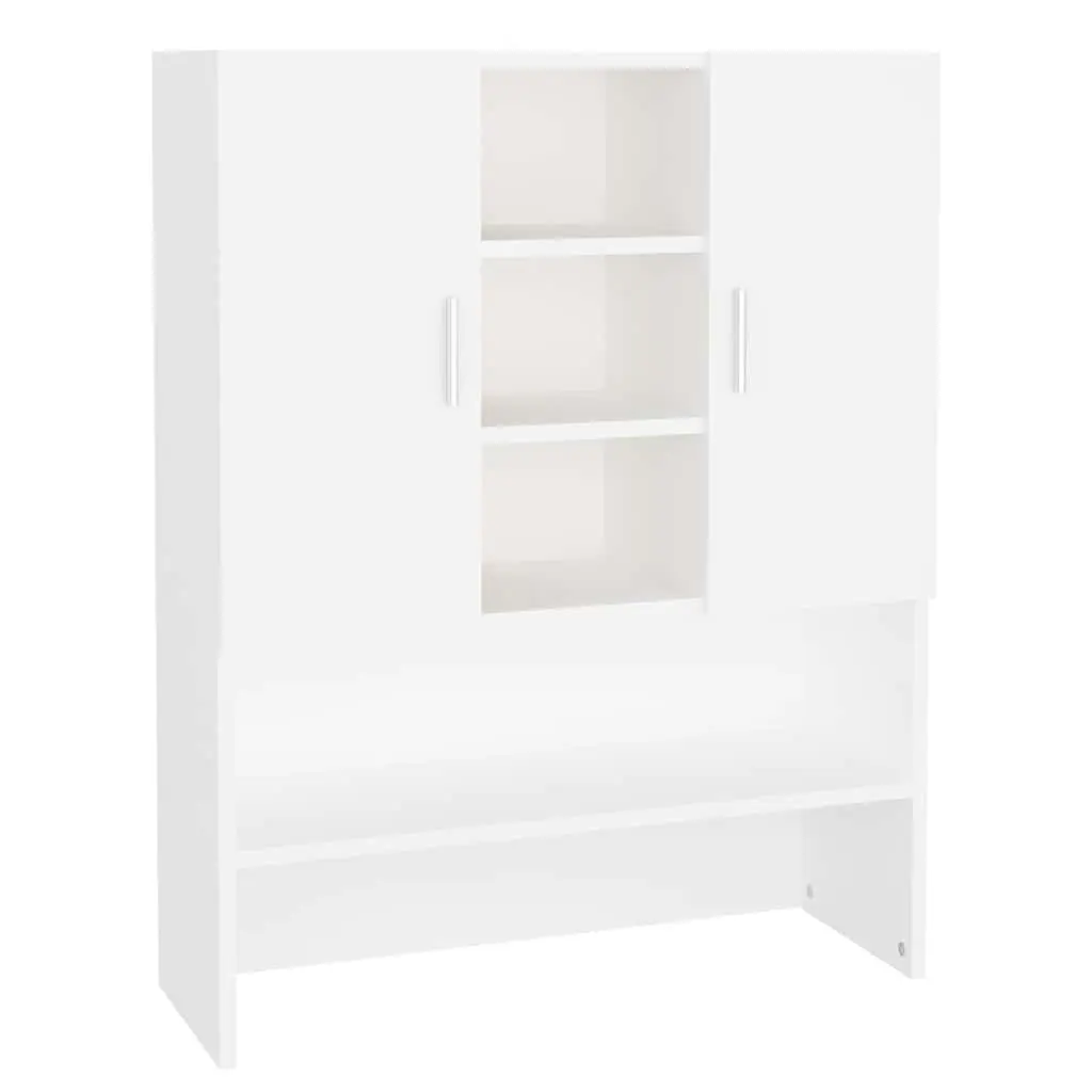 Bathroom Storage Cabinet White 70.5x25.5x90cm