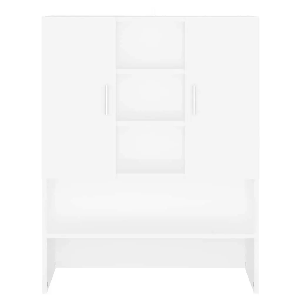 Bathroom Storage Cabinet White 70.5x25.5x90cm