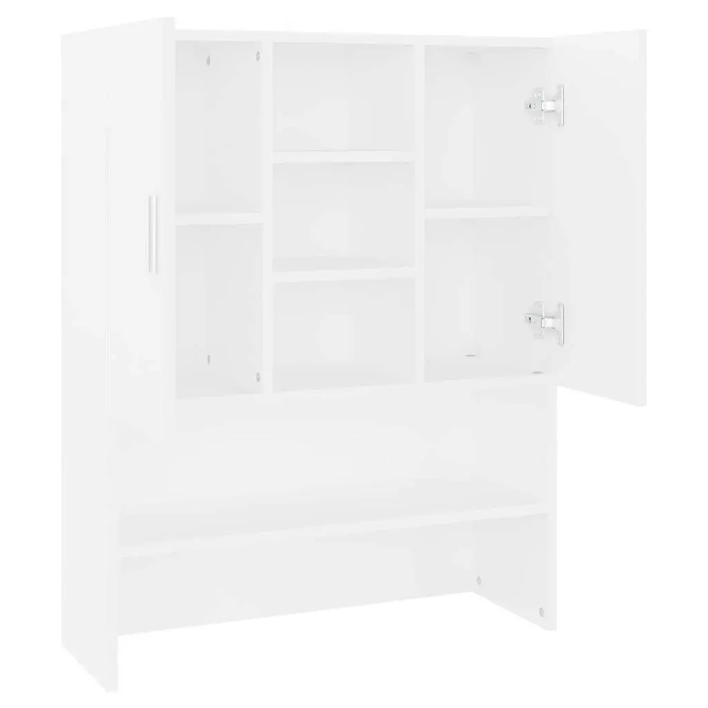 Bathroom Storage Cabinet White 70.5x25.5x90cm
