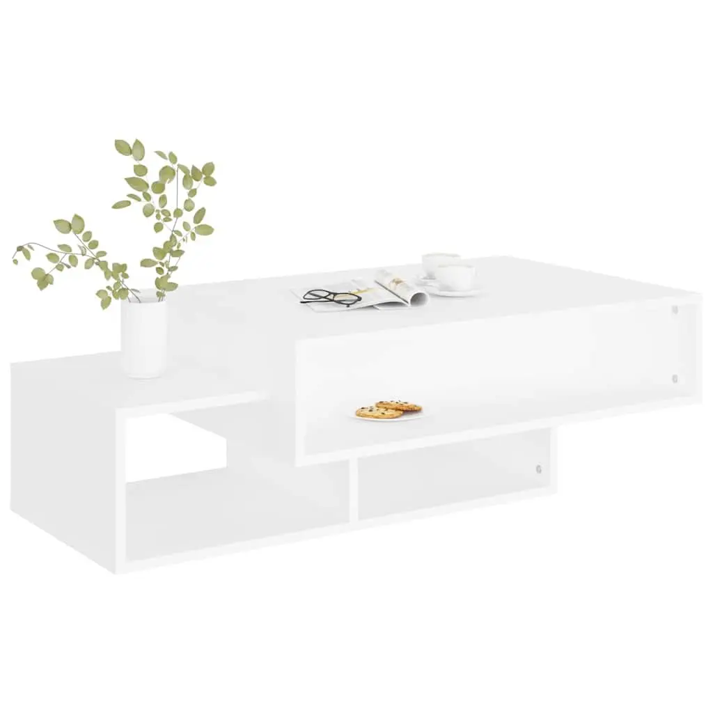 Coffee Table Living Room White 105 x 55 x 32 cm