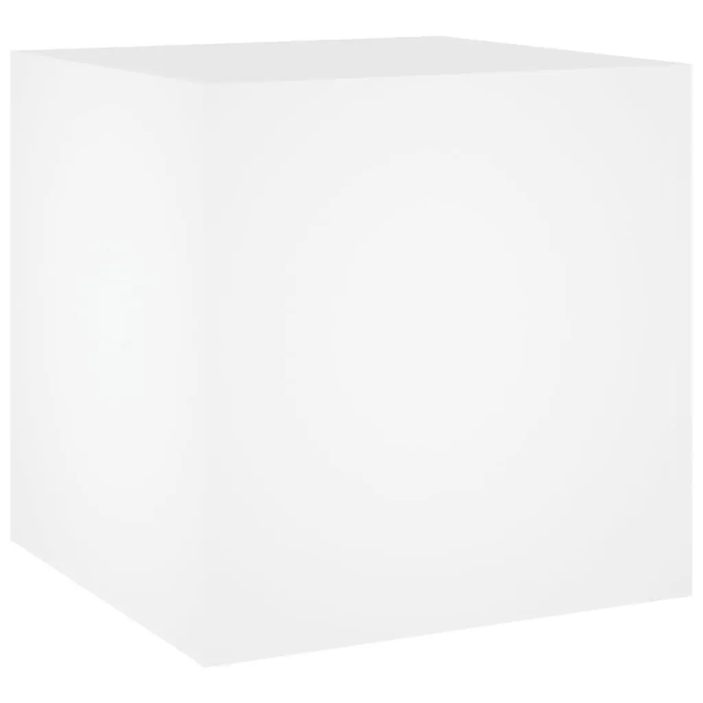 White Planter Box 40x40x40 cm Flower Pot