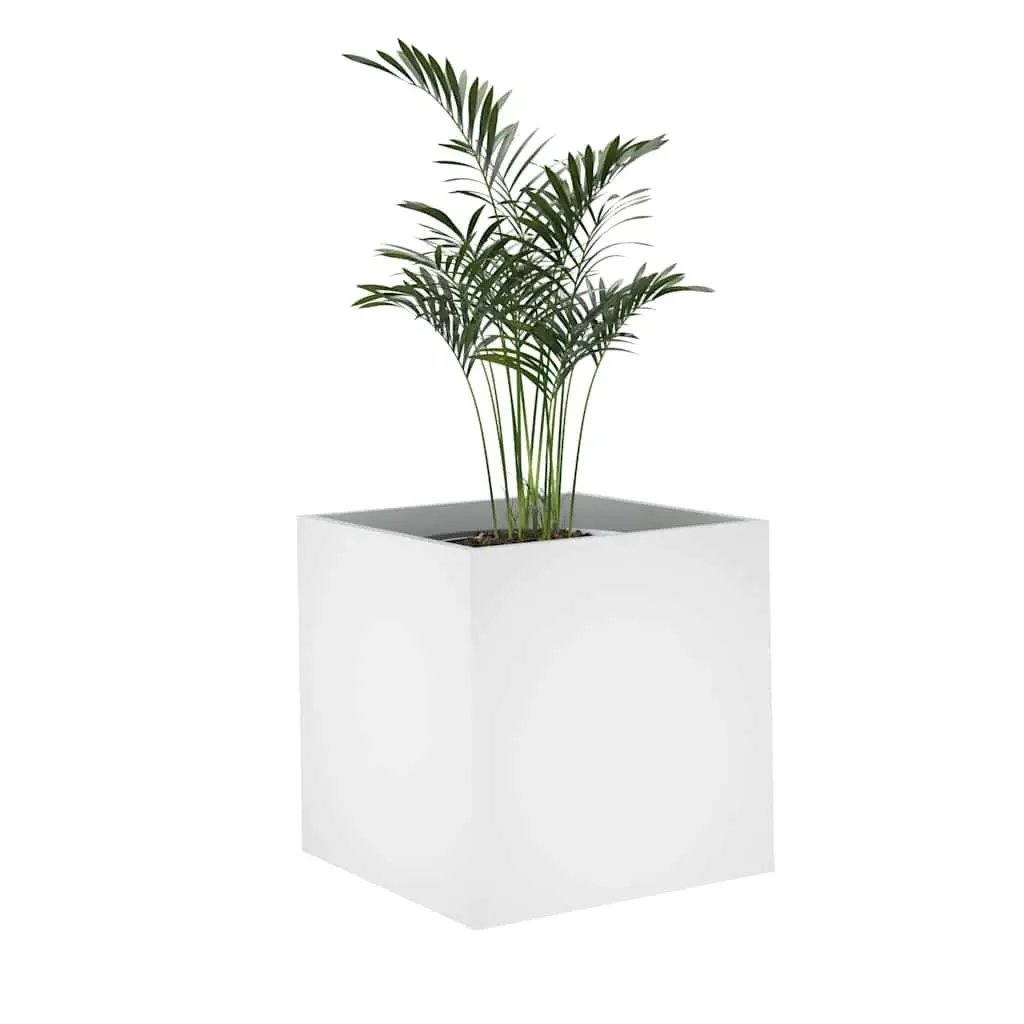 White Planter Box 40x40x40 cm Flower Pot