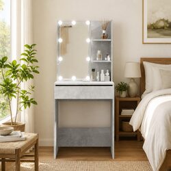Dimensions and Features of the LED Mirror Dressing Table
