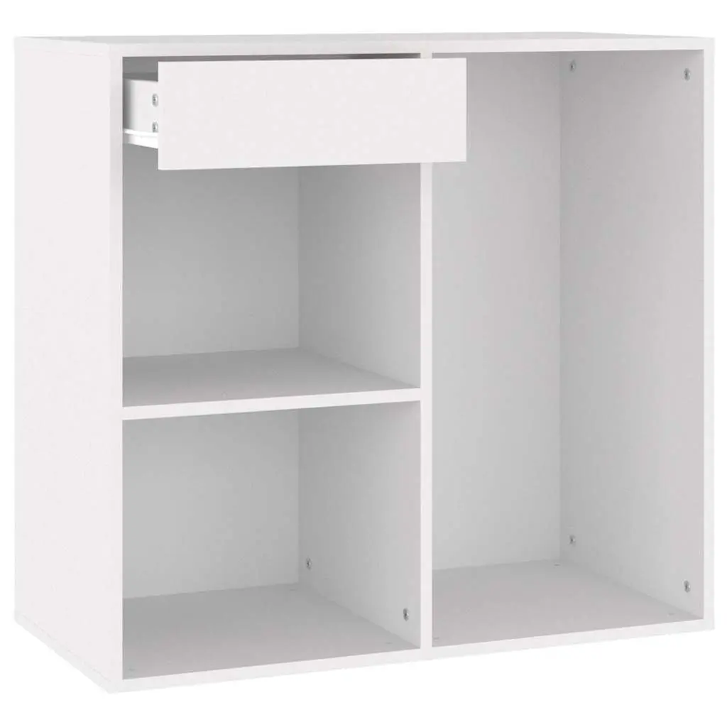 Cosmetic Cabinet Storage Unit for Bathroom White 80 x 40 x 75 cm