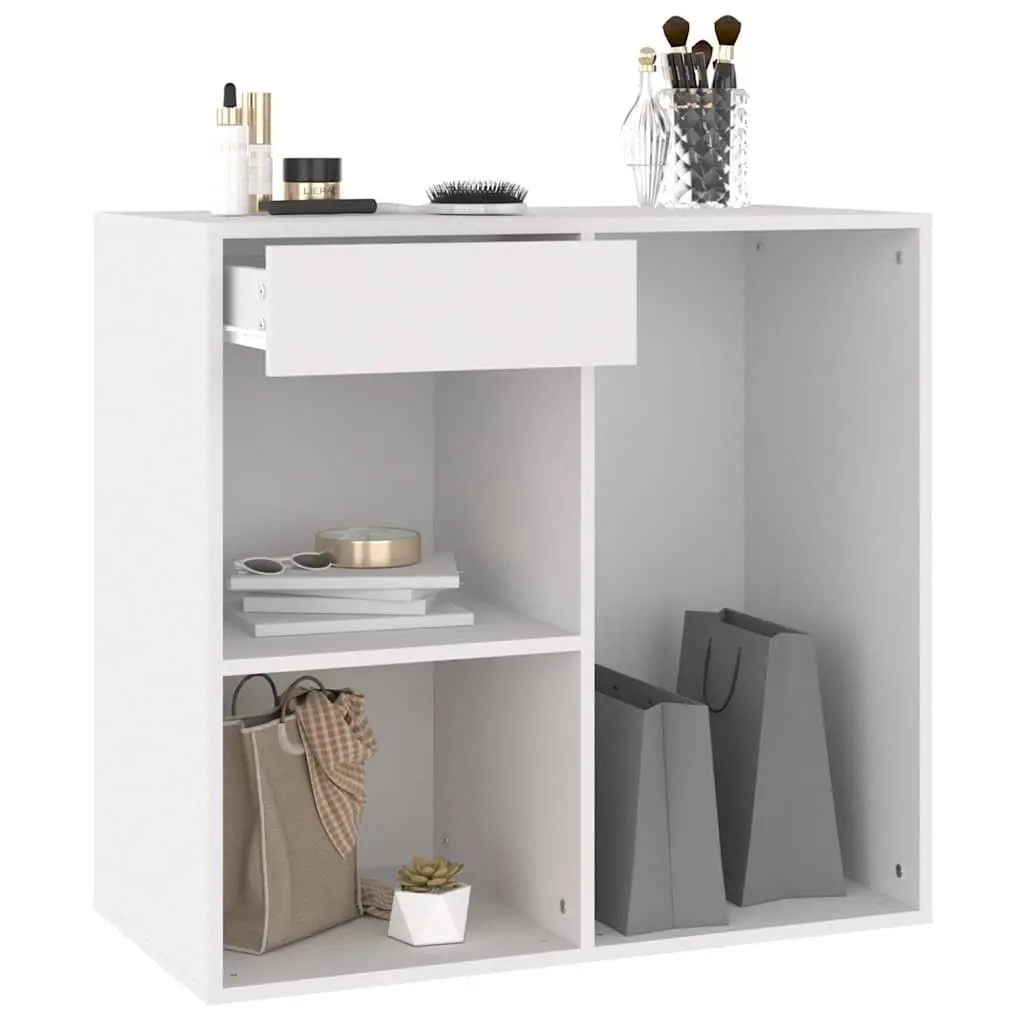 Cosmetic Cabinet Storage Unit for Bathroom White 80 x 40 x 75 cm