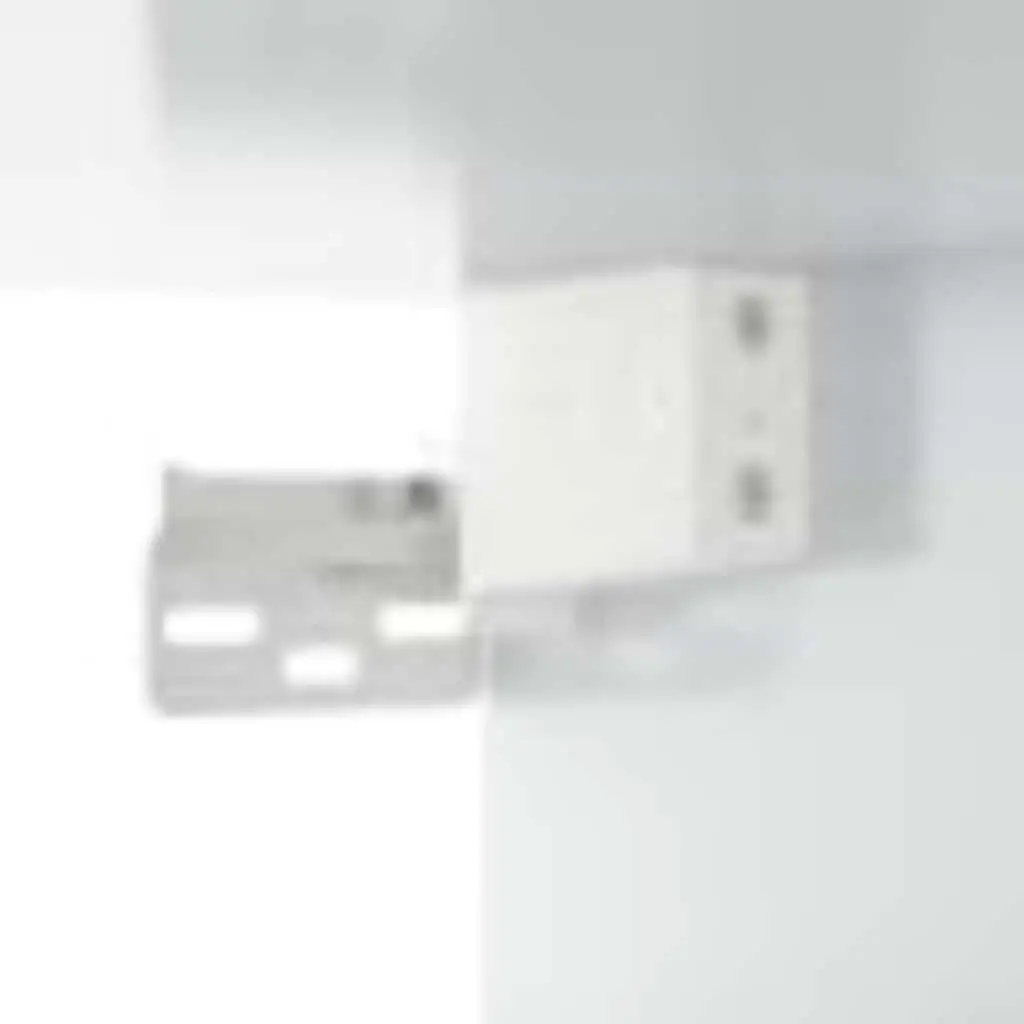 Wall-Mounted Mirror Cabinet with LED Lights 76x15x55cm